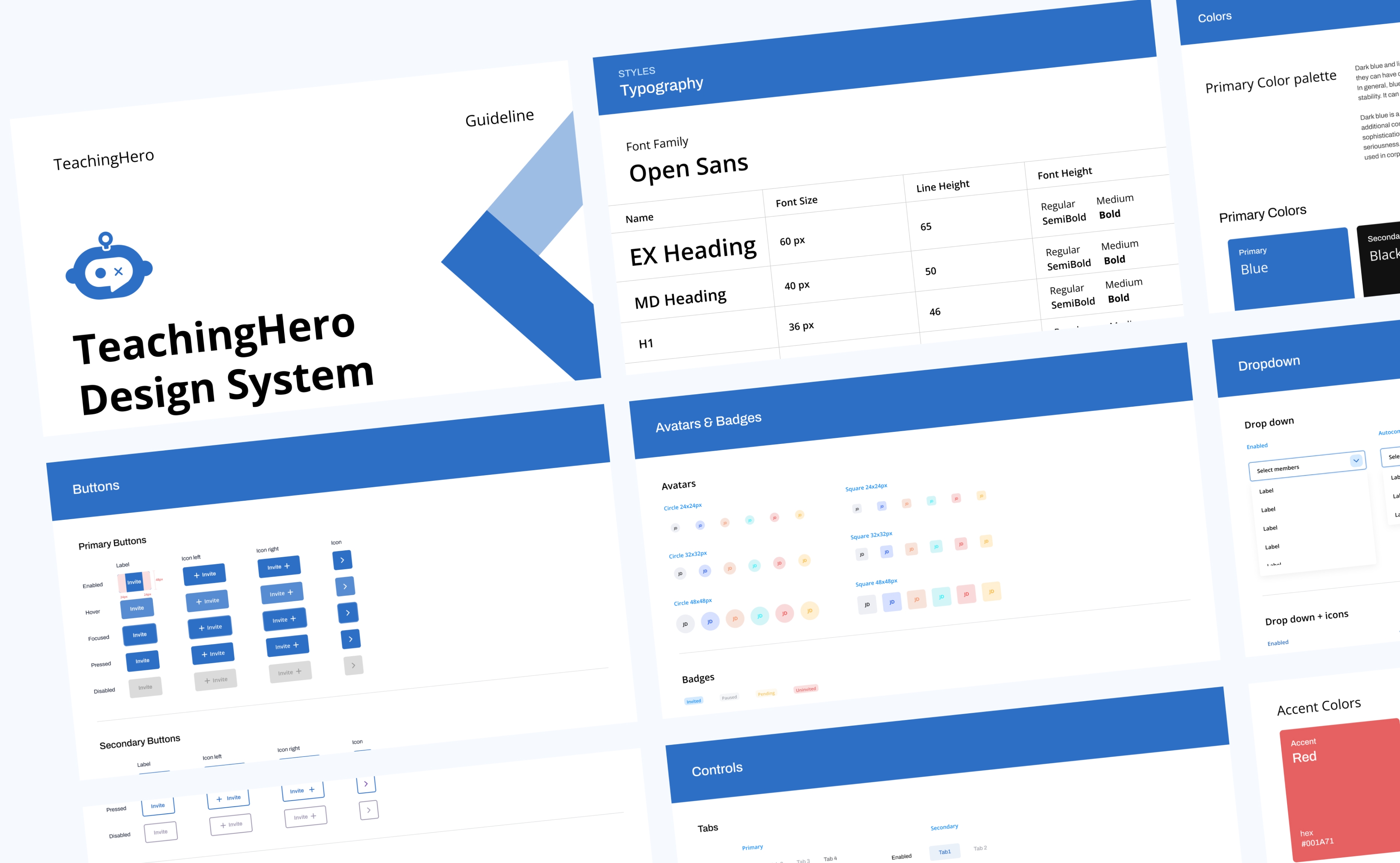 Teaching Hero — institutional product surfaces