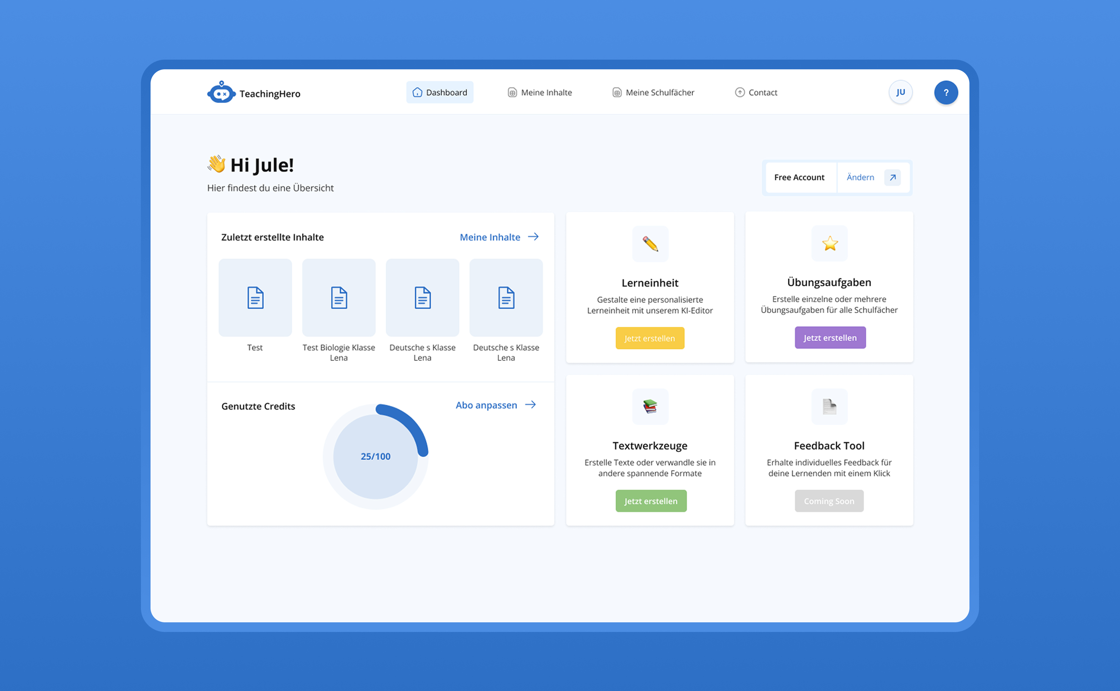 Teaching Hero — AI-powered learning for institutions